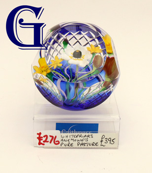 SAFFLOWER, HERBS AND SPICES COLLECTION, Caithness Glass paperweight